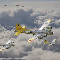 Buy canvas prints of B17 - 487th Bomb Group by Pat Speirs