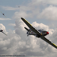 Buy canvas prints of Hurricanes - 'Tally Ho' by Pat Speirs