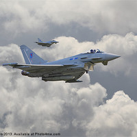 Buy canvas prints of RAF Typhoons by Pat Speirs