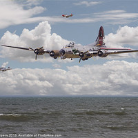 Buy canvas prints of B17 - The Hardest Mile by Pat Speirs