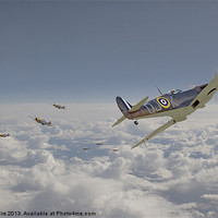 Buy canvas prints of September Odds - Battle of Britain by Pat Speirs