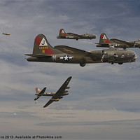 Buy canvas prints of B17 - Down by Pat Speirs