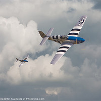 Buy canvas prints of D-Day Mustangs by Pat Speirs