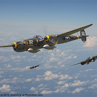 Buy canvas prints of P38 Lightning - Pacific Patrol by Pat Speirs
