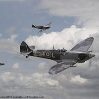 Buy canvas prints of Spitfire - On Patrol by Pat Speirs