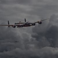 Buy canvas prints of Lancaster - Heavy Weather by Pat Speirs