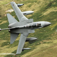 Buy canvas prints of RAF Tornado - Mach Loop, Wales by Pat Speirs