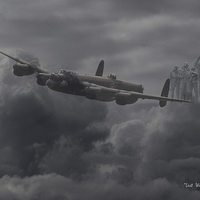 Buy canvas prints of Lancaster - Remembrance by Pat Speirs