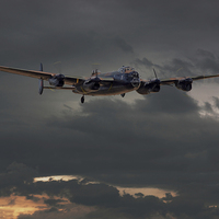 Buy canvas prints of Lancaster - Coming Home by Pat Speirs