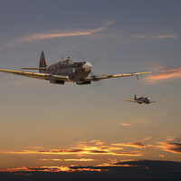 Buy canvas prints of Spitfire - Mission Complete by Pat Speirs