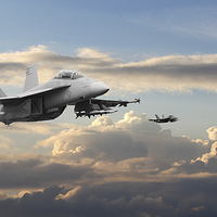 Buy canvas prints of  F18- Super Hornet by Pat Speirs