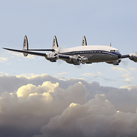 Buy canvas prints of  Super Constellation - End of an Era by Pat Speirs