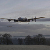 Buy canvas prints of  Lancaster - 'He aint heavy he's my brother' by Pat Speirs