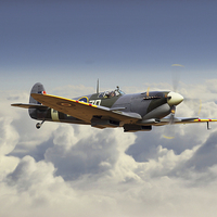 Buy canvas prints of Spitfire Mk lX - 'the old ones are the best ones!' by Pat Speirs