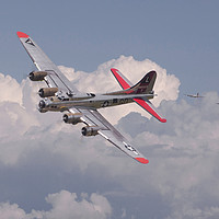 Buy canvas prints of B17 - The Last lap by Pat Speirs