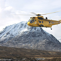Buy canvas prints of RAF Sea King - SAR by Pat Speirs