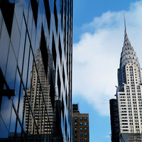 Buy canvas prints of Chrysler Building New York by Lynn hanlon