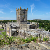 Buy canvas prints of St Davids Cathedral Pembrokeshire by Ann Garrett