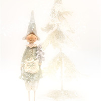 Buy canvas prints of Christmas Elf by Ann Garrett