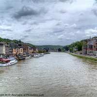 Buy canvas prints of Dinant on the River Meuse by Ann Garrett