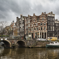 Buy canvas prints of Amsterdam in December by Ann Garrett