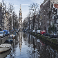 Buy canvas prints of Zuiderkerk Amsterdam by Ann Garrett