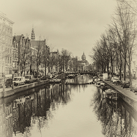 Buy canvas prints of Old Amsterdam by Ann Garrett