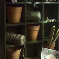 Buy canvas prints of The Potting Shed by Ann Garrett