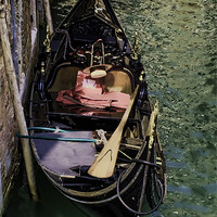 Buy canvas prints of The Gondola by Ann Garrett
