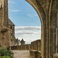 Buy canvas prints of Carcassonne City Walls by Ann Garrett