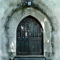 Buy canvas prints of The Old Church Door by Ann Garrett