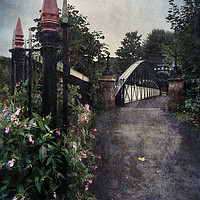Buy canvas prints of Andresey Bridge Burton on Trent by Ann Garrett