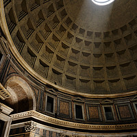 Buy canvas prints of Pantheon Oculus by Ann Garrett
