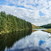 Buy canvas prints of Llyn Brianne Reservoir 2 Wales by Ann Garrett