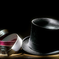Buy canvas prints of Top Hat and Collar by Ann Garrett