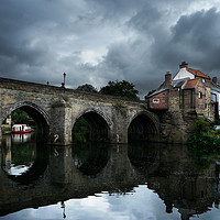 Buy canvas prints of Elvet Bridge Durham 2 by Ann Garrett