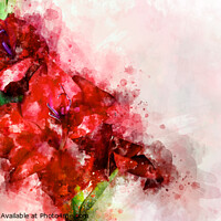 Buy canvas prints of A Mess of Red Gladioli by Ann Garrett