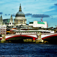 Buy canvas prints of St Pauls Cathedral by David Atkinson