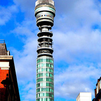 Buy canvas prints of POST OFFICE TOWER LONDON by David Atkinson