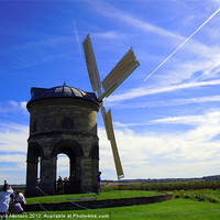Buy canvas prints of CHESTERTON WINDMILL IN SAIL by David Atkinson