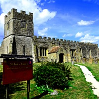 Buy canvas prints of St Giles Church Chesterton by David Atkinson