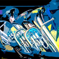 Buy canvas prints of PLAYING THE TUBA BLUES by David Atkinson