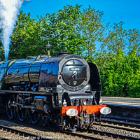 Buy canvas prints of Steaming into Leamington Spa by David Atkinson