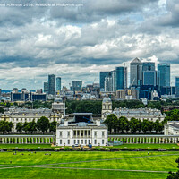 Buy canvas prints of London from Greenwich  by David Atkinson
