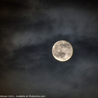 Buy canvas prints of Full Moon by David Atkinson