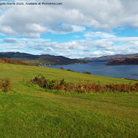 Buy canvas prints of outdoor grass  isles of bute Scotland by angela morris