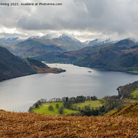 Buy canvas prints of Stunning Ullswater in the Lakedistrict  by Mark Bunning