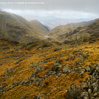 Buy canvas prints of View from scafell pike by Mark Bunning