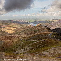 Buy canvas prints of Snowdonia Mountains by Mark Bunning