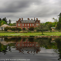 Buy canvas prints of Lynford Hall Hotel by Mark Bunning